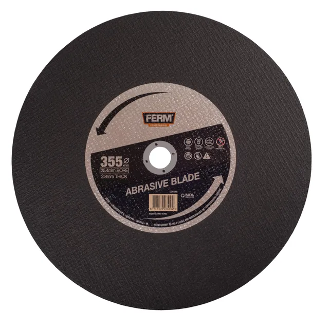 FERM COA1005 disco da taglio 355mm inox per troncatrice