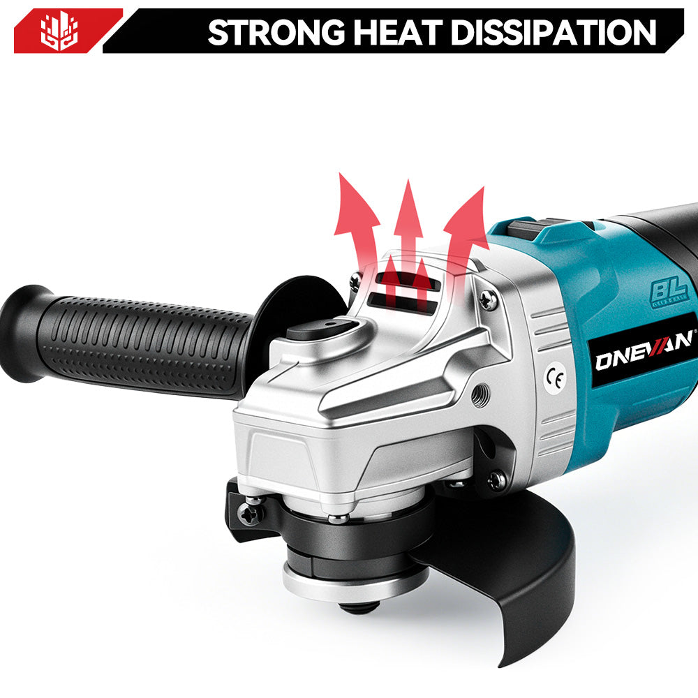ONEVAN 125mm Smerigliatrice Angolare Brushless Solo Corpo 18V