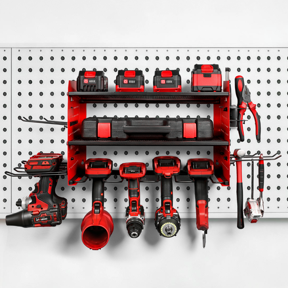 ONEVAN Storage Tools pannello portautensili 4 slot 12 pezzi