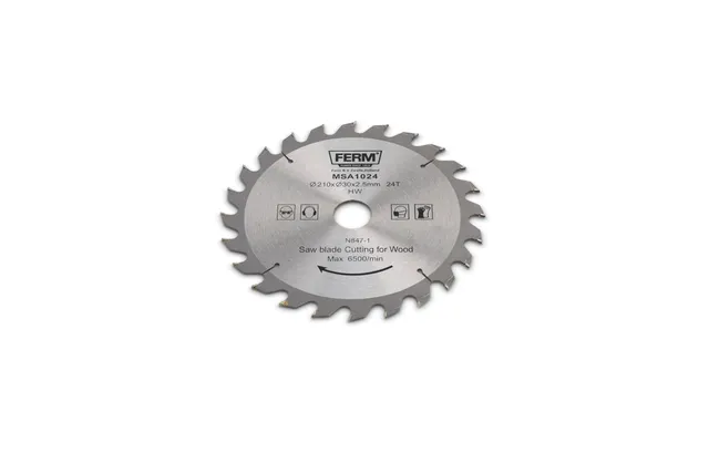 Ferm MSA1024 Lama Sega 210 mm 24 Denti per Legno