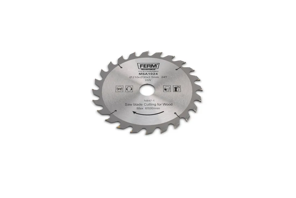 Ferm MSA1024 Lama Sega 210 mm 24 Denti per Legno