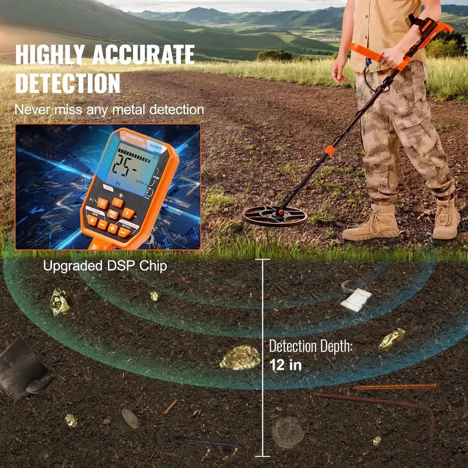 Sihao Tools cercametalli 12 pollici impermeabile 7 modi