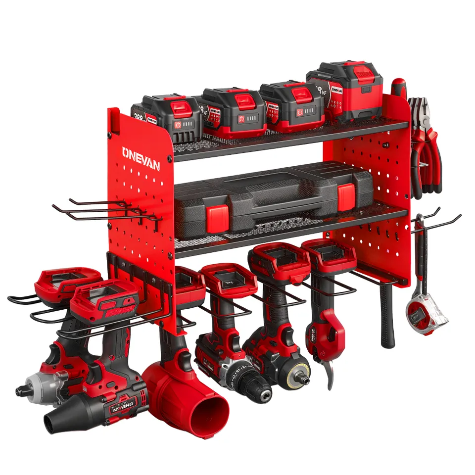 ONEVAN Storage Tools pannello portautensili 4 slot 12 pezzi