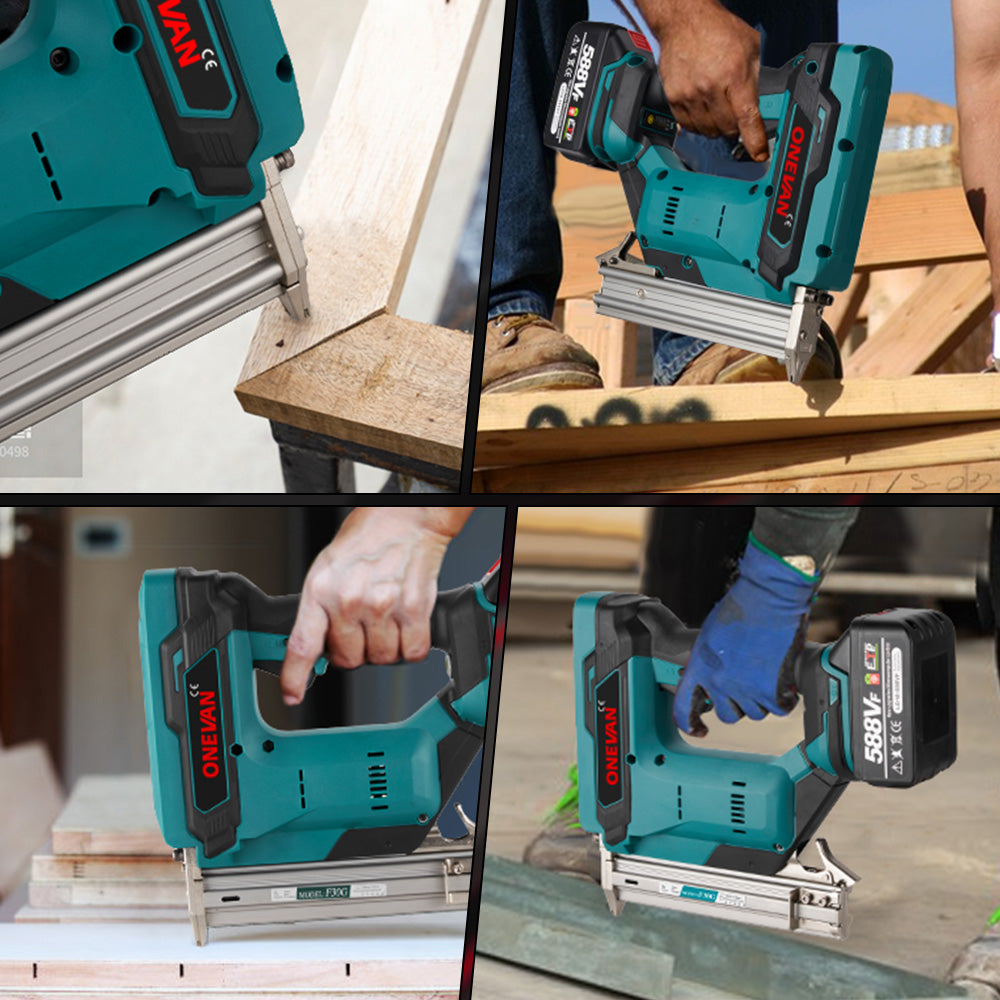 ONEVAN Woodworking Tools chiodatrice F30G 18V 2 batterie