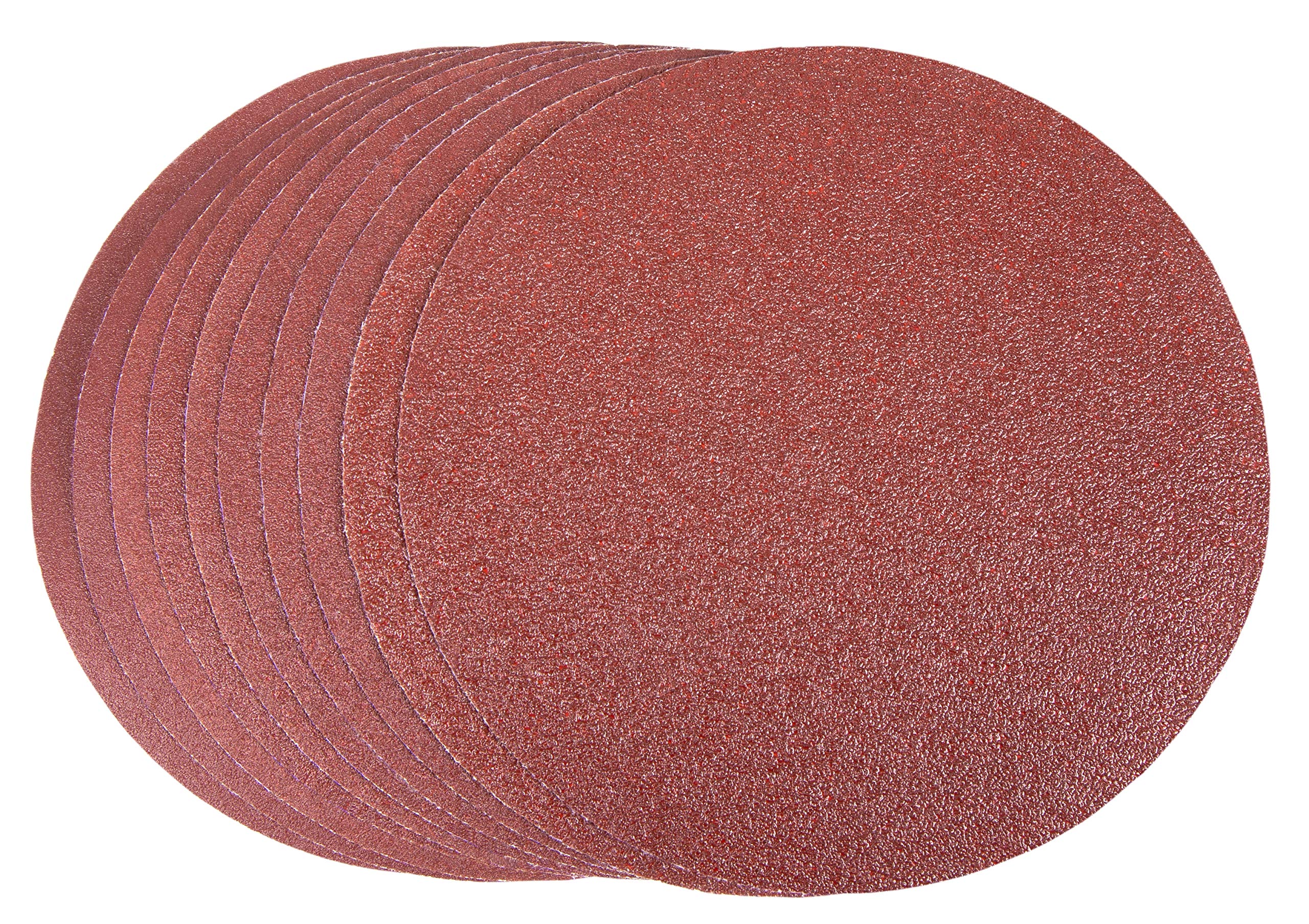 FERM BGA1062 Dischi abrasivi 150 mm set 10 pezzi grane assortite