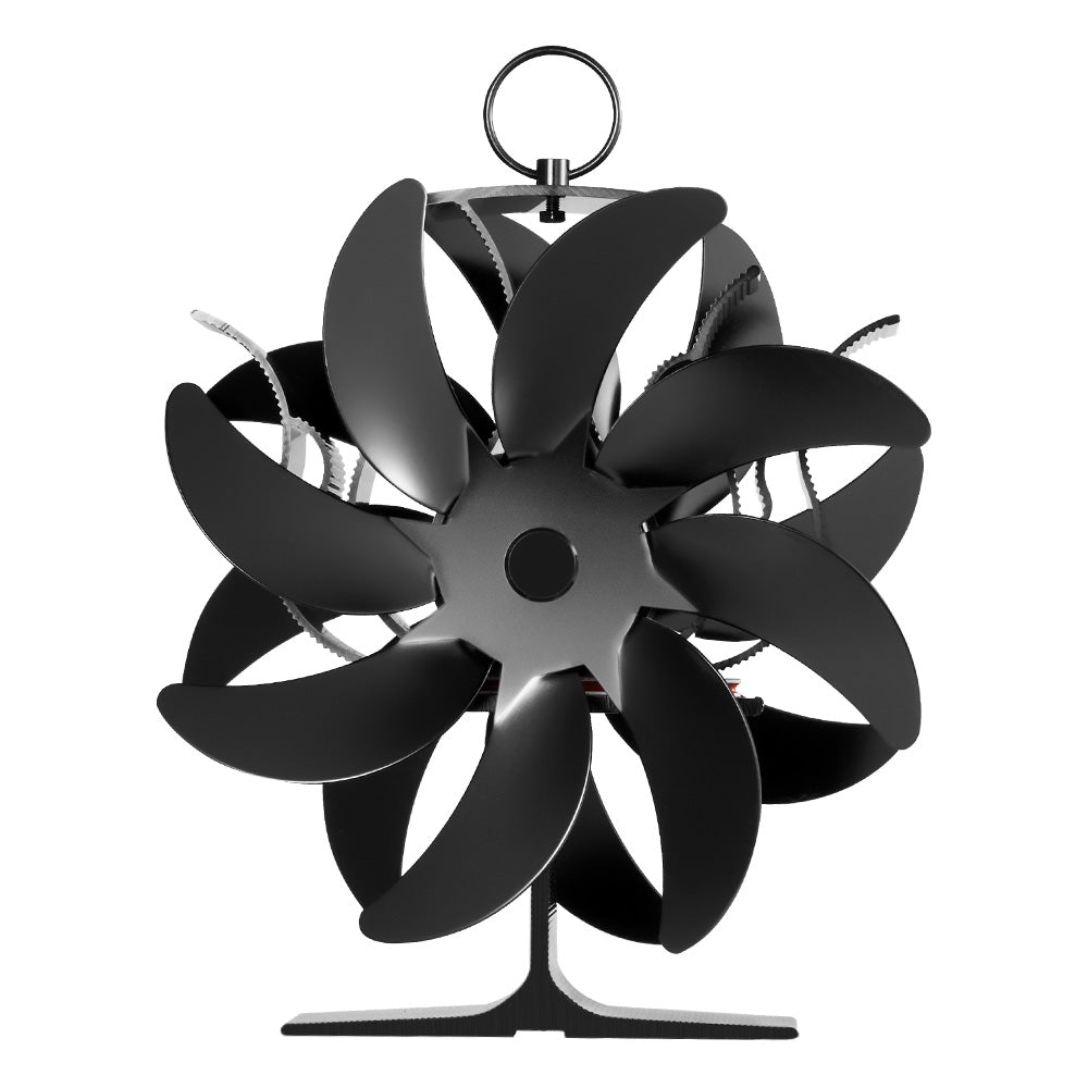 ONEVAN Home Appliances Ventilatore Stufa 16 Pale Nero
