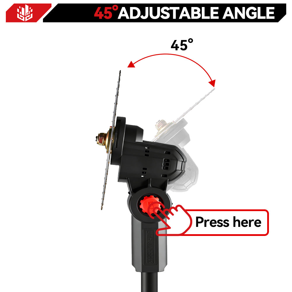 ONEVAN 10" Decespugliatore Brushless Solo Corpo per Makita 18V