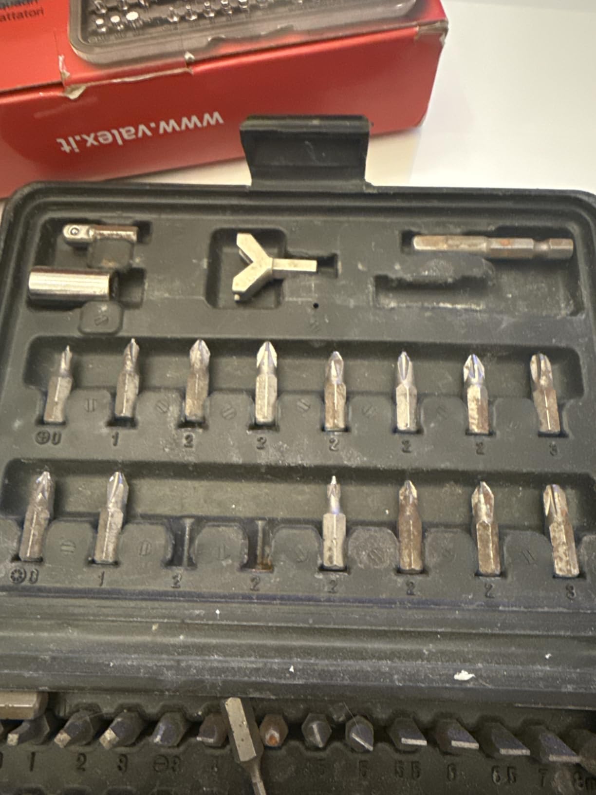 Valex Set Inserti 100 Pezzi Attacco 1/4” Esagonale