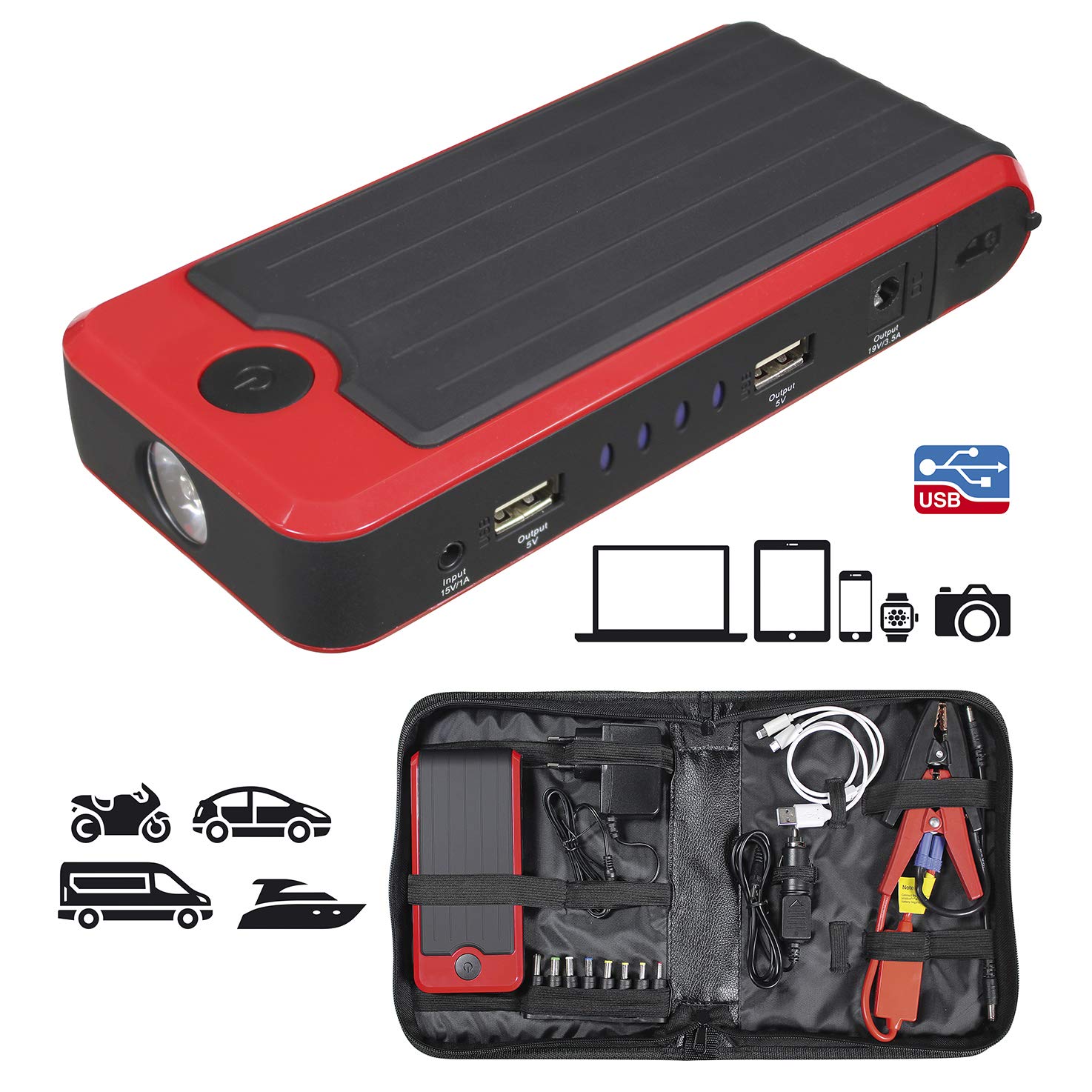 Valex Family Bank Avviatore Litio 12V 400A 9000mAh