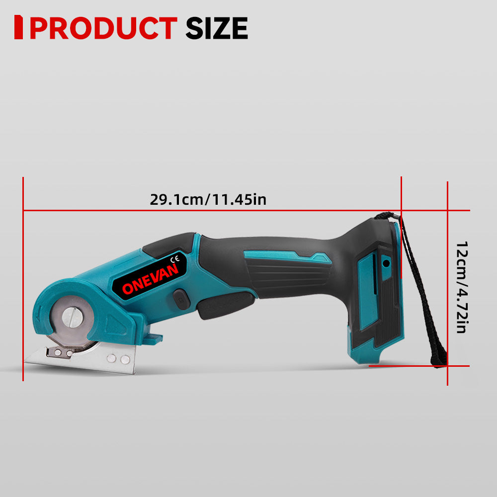 ONEVAN Home Improvement Forbici Elettriche 5mm 2 Batt EU