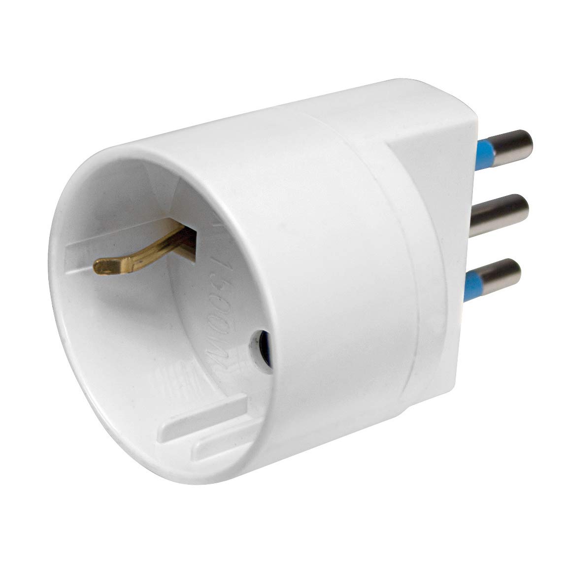 Valex Adattatore Singolo Bianco Presa Schuko Spina 10A