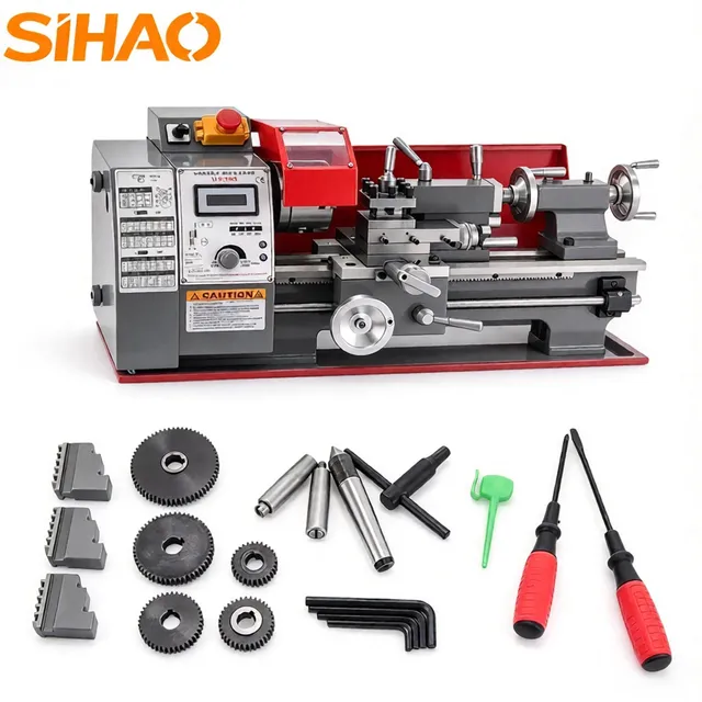 Sihao MX-180D Tornio Metalli 180x300mm 600W Display 220V