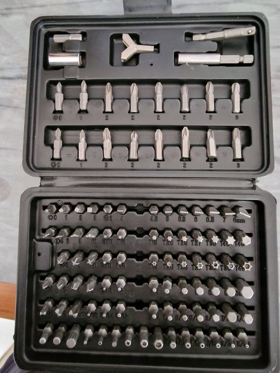 Valex Set Inserti 100 Pezzi Attacco 1/4” Esagonale