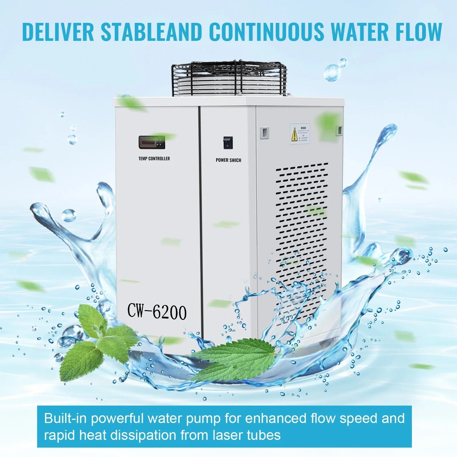 Sihao CW-6000 chiller acqua industriale 15L 3000W 220V