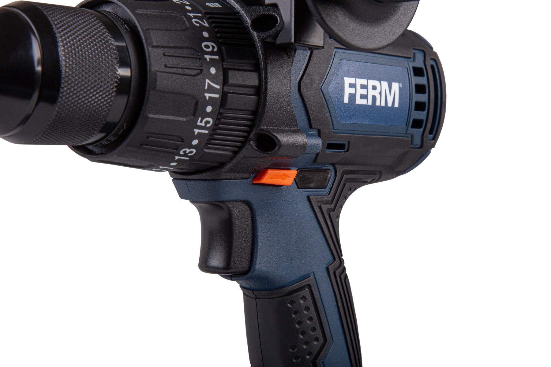 FERM Trapano a percussione 20V brushless 46Nm 2 batterie