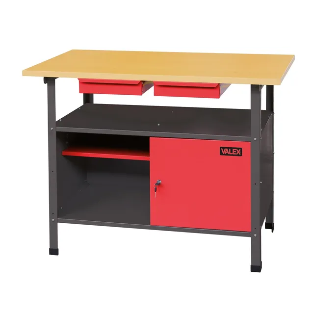 Valex Banco da Lavoro 2 Cassetti e Anta 120 cm 100 kg