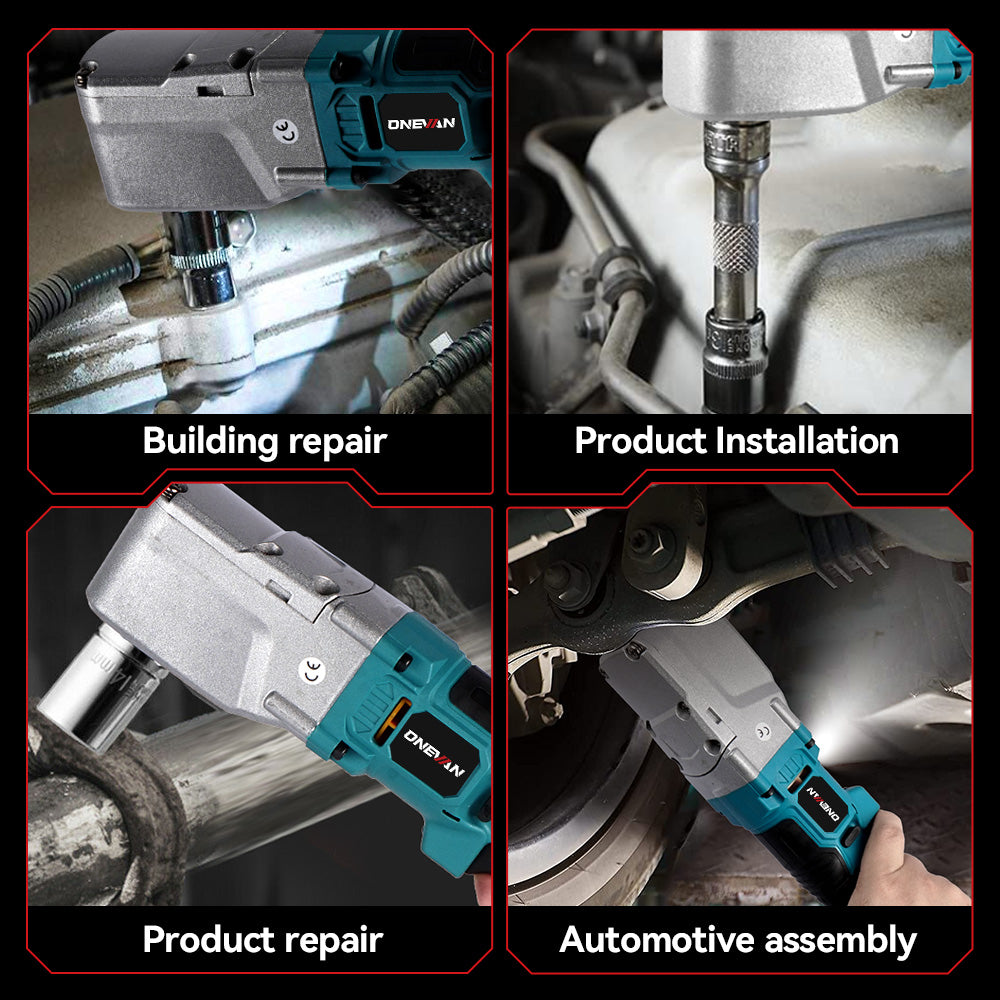 ONEVAN Automotive Tools cricchetto 1/2" 1000N·m 2 batterie