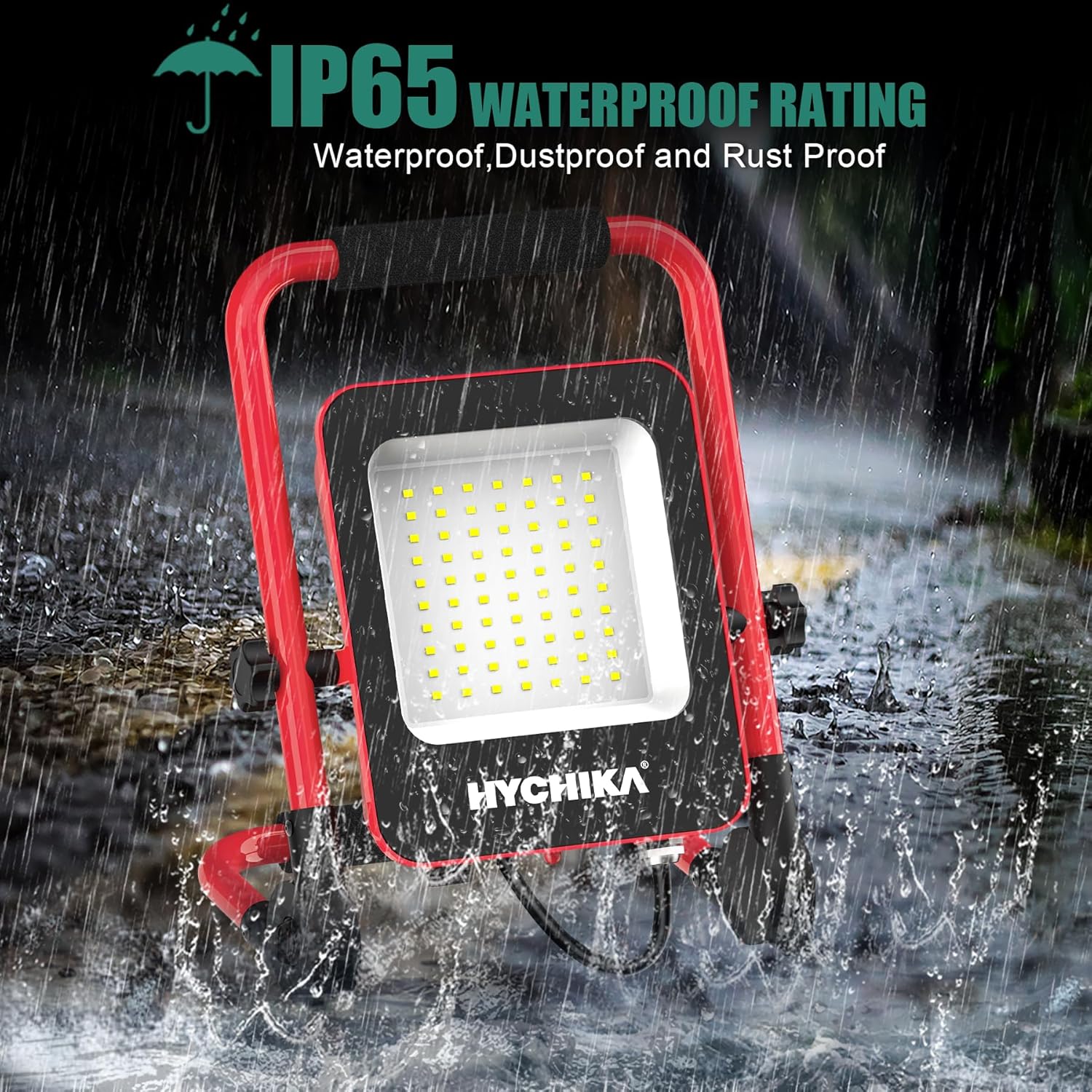 HYCHIKA Faro LED Cantiere 30W 3000 Lumen IP65