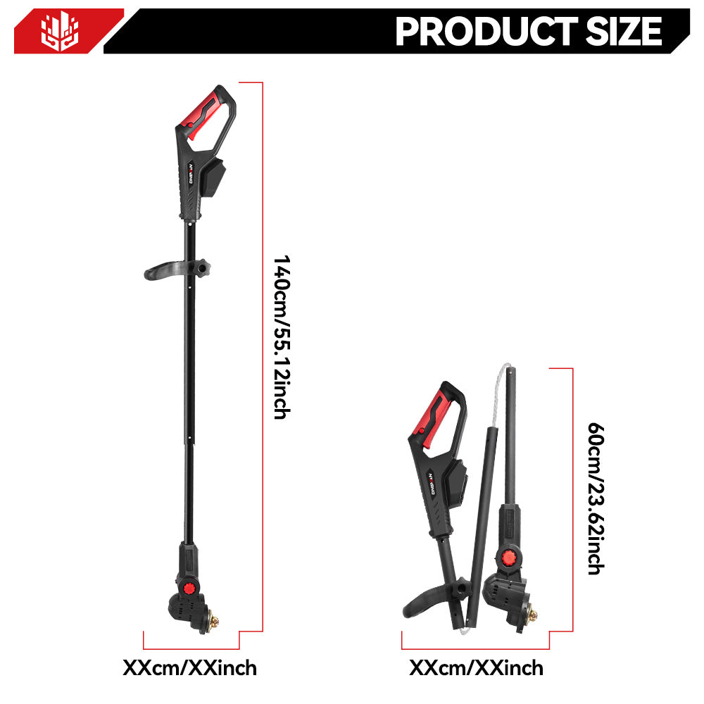 ONEVAN 10" Decespugliatore Brushless Solo Corpo per Makita 18V