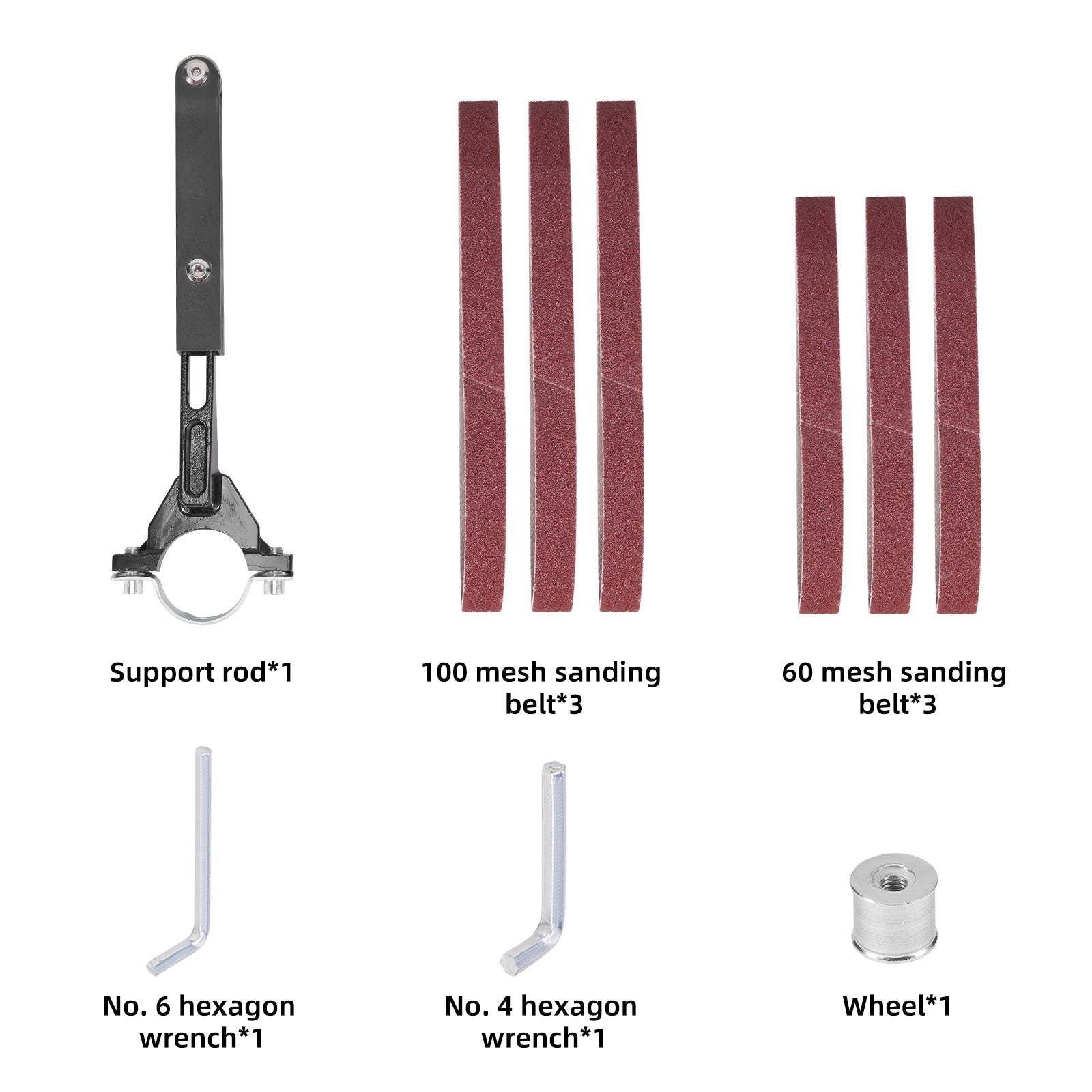 ONEVAN Kit Smerigliatrice-Levigatrice a Nastro 10 Pezzi
