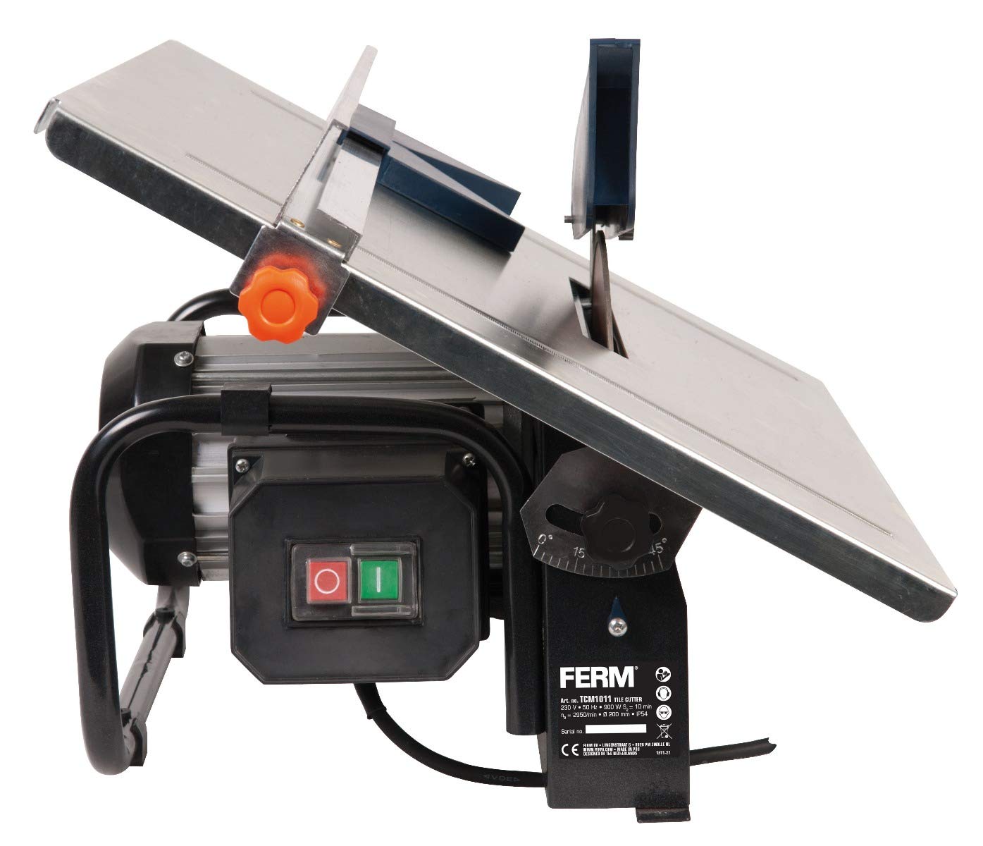 FERM TCM1011 tagliapiastrelle 900W 200 mm taglio 41 mm