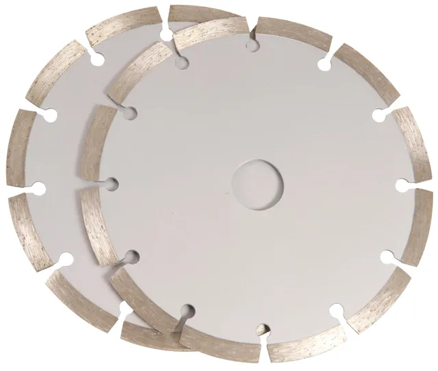 FERM Lame Diamantate 125mm per Scanalatore WSM1009 2 Pezzi