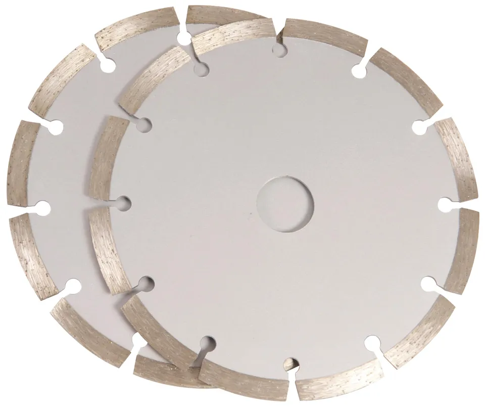 FERM Lame Diamantate 125mm per Scanalatore WSM1009 2 Pezzi