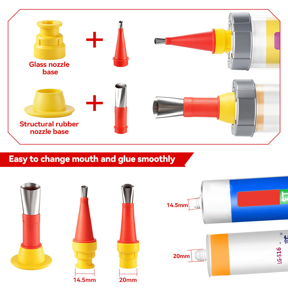 ONEVAN Home Improvement Pistola Silicone 50mm 600ml