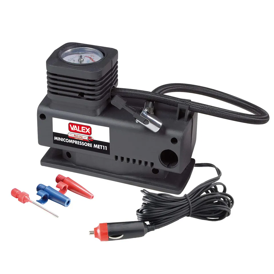 Valex Met11 Minicompressore Auto 8 Bar Accendisigari
