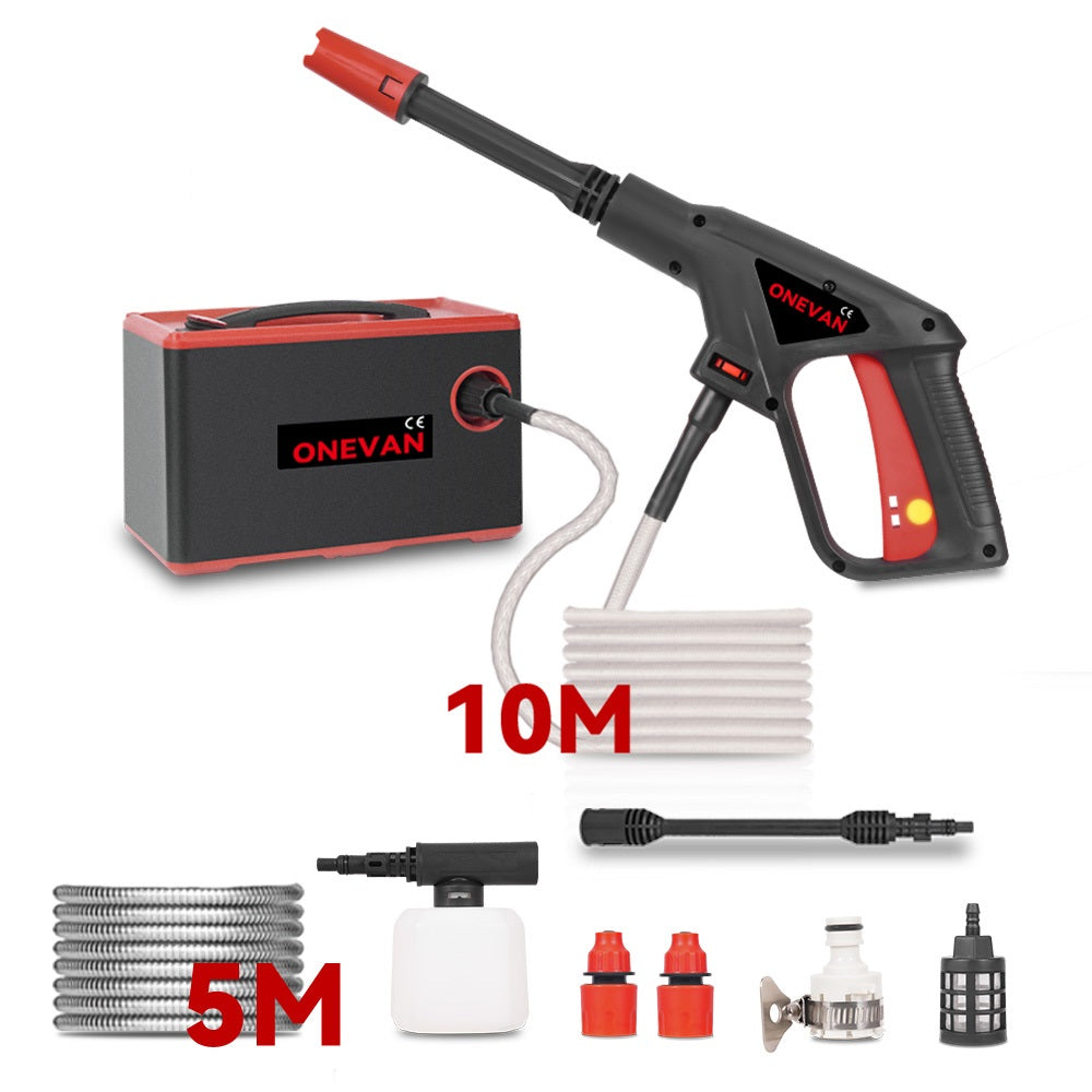ONEVAN Automotive Tools 22Bar Idropulitrice a Batteria 21V 2 Batterie