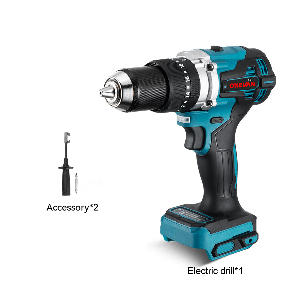 ONEVAN Cordless Tool Set kit 4 pezzi 1200Nm 13mm 125mm 3Ah