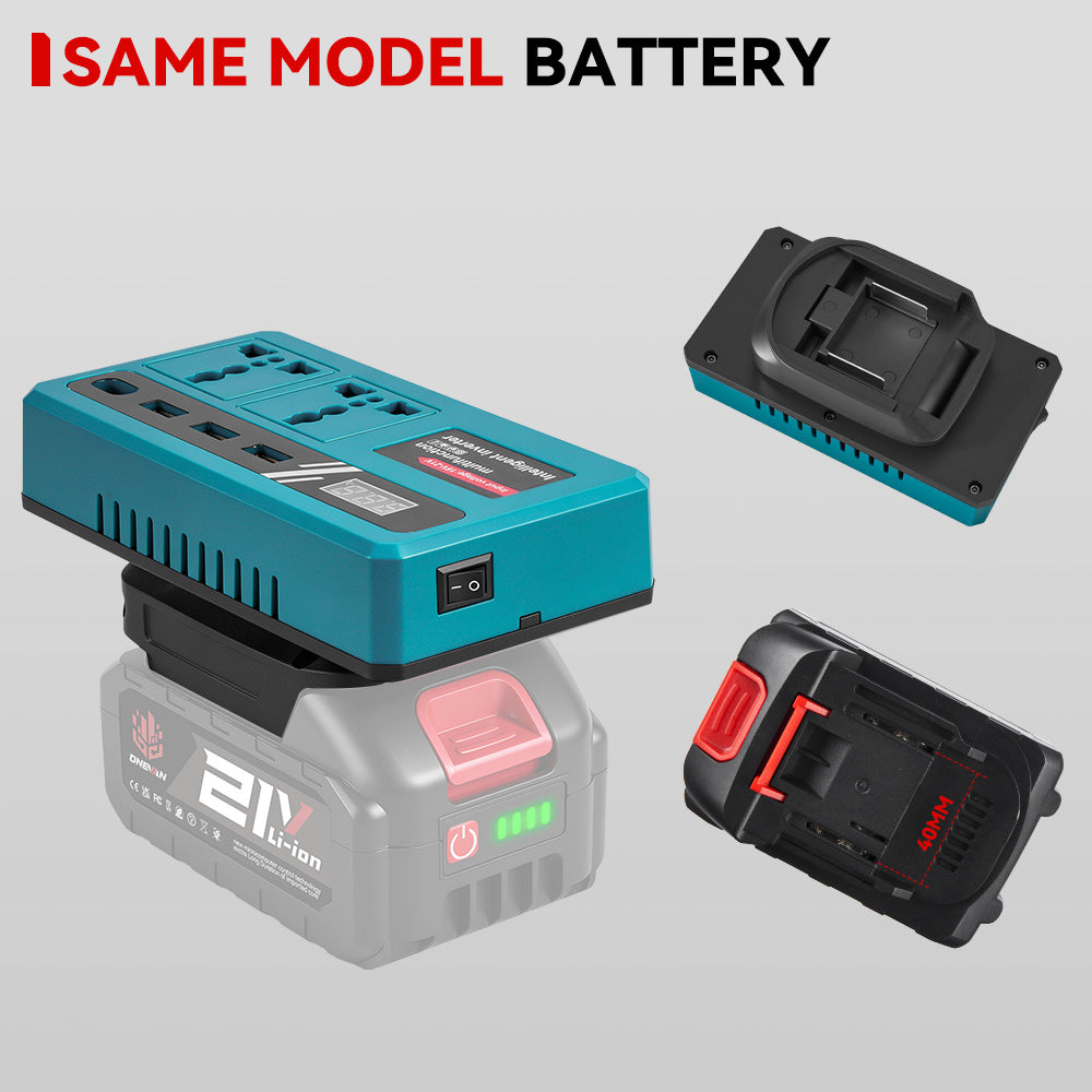 ONEVAN Home Appliances Inverter Portatile 120W per 18V