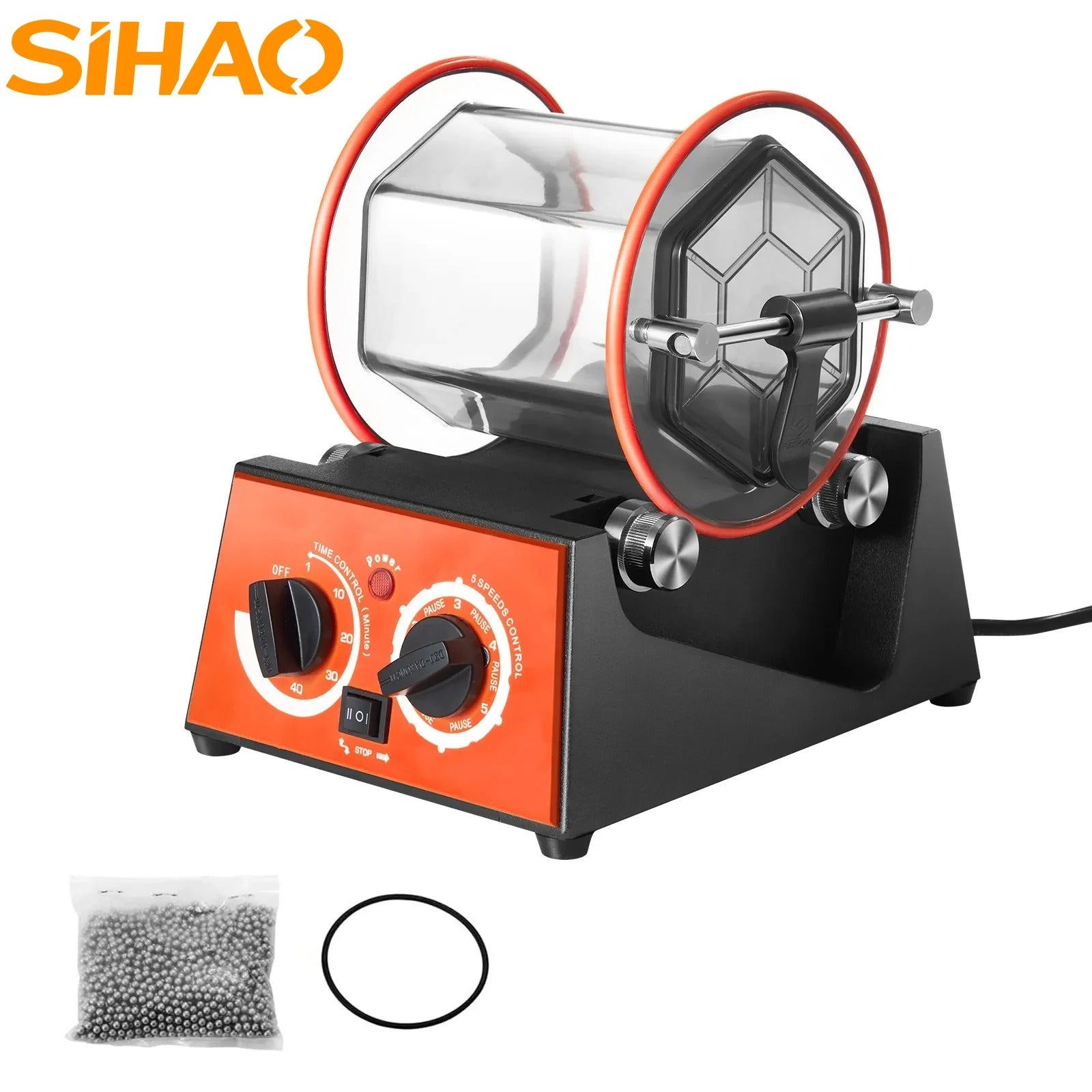 Sihao Buratto lucidatore rotativo 3KG timer digitale 5 velocità