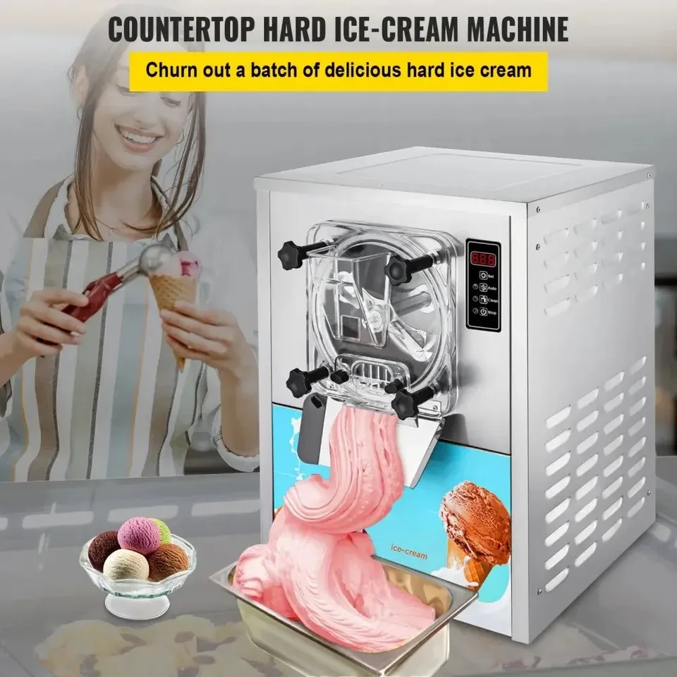 Sihao Ice Cream Maker macchina gelato 16-20L/H 4,2L inox