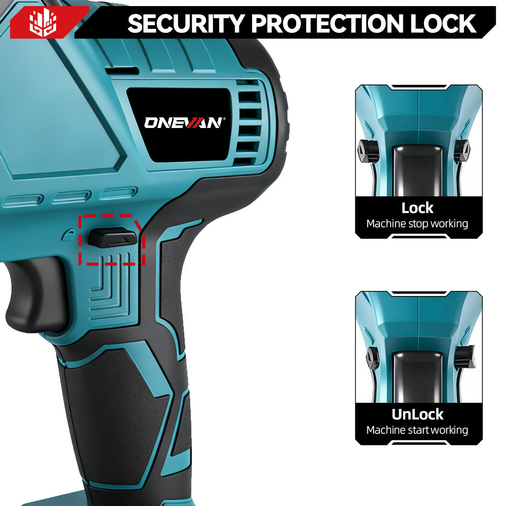ONEVAN Woodworking Tools sega alternativa 15mm 2 batterie brushless