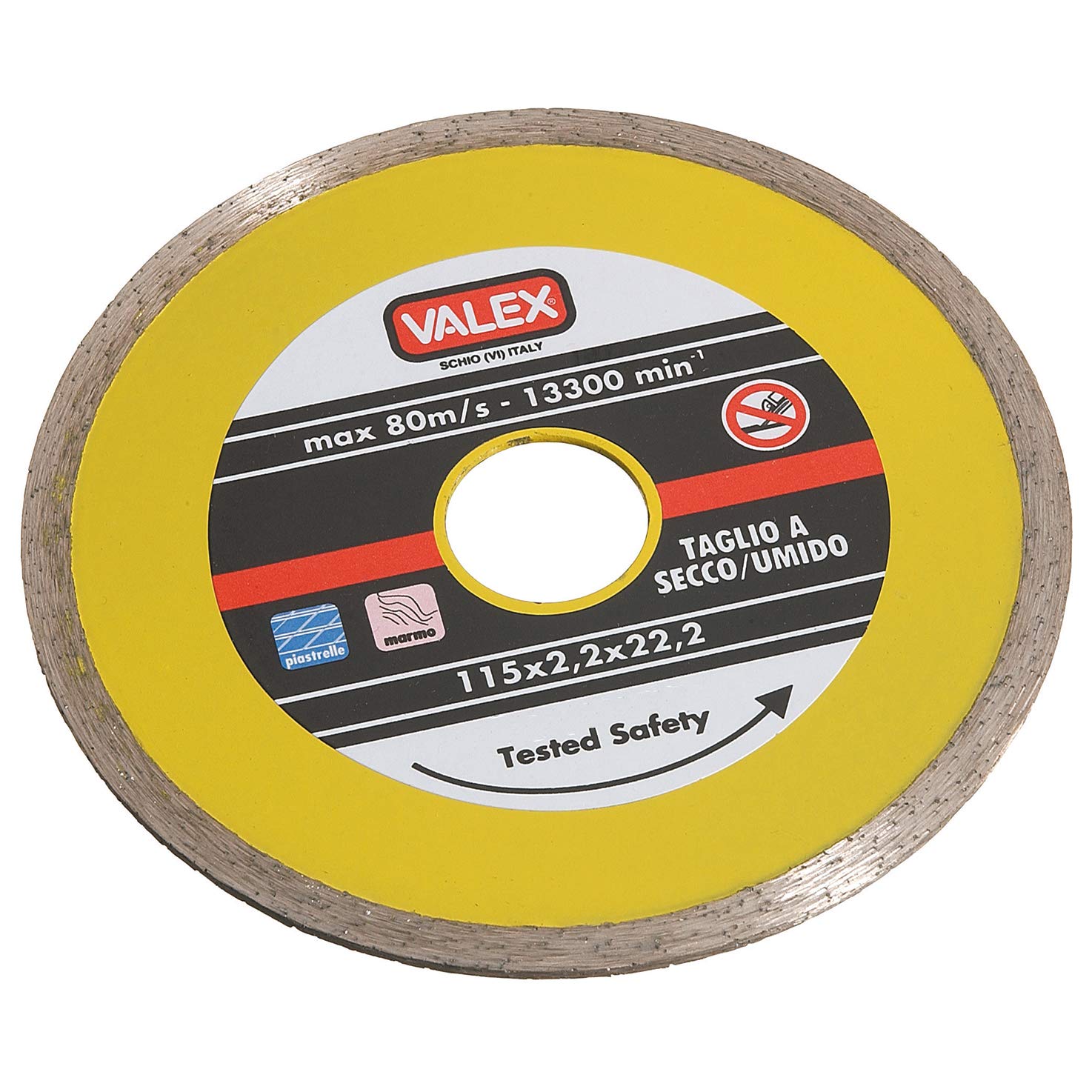 Valex Disco Diamantato Corona Continua 115mm Smerigliatrice