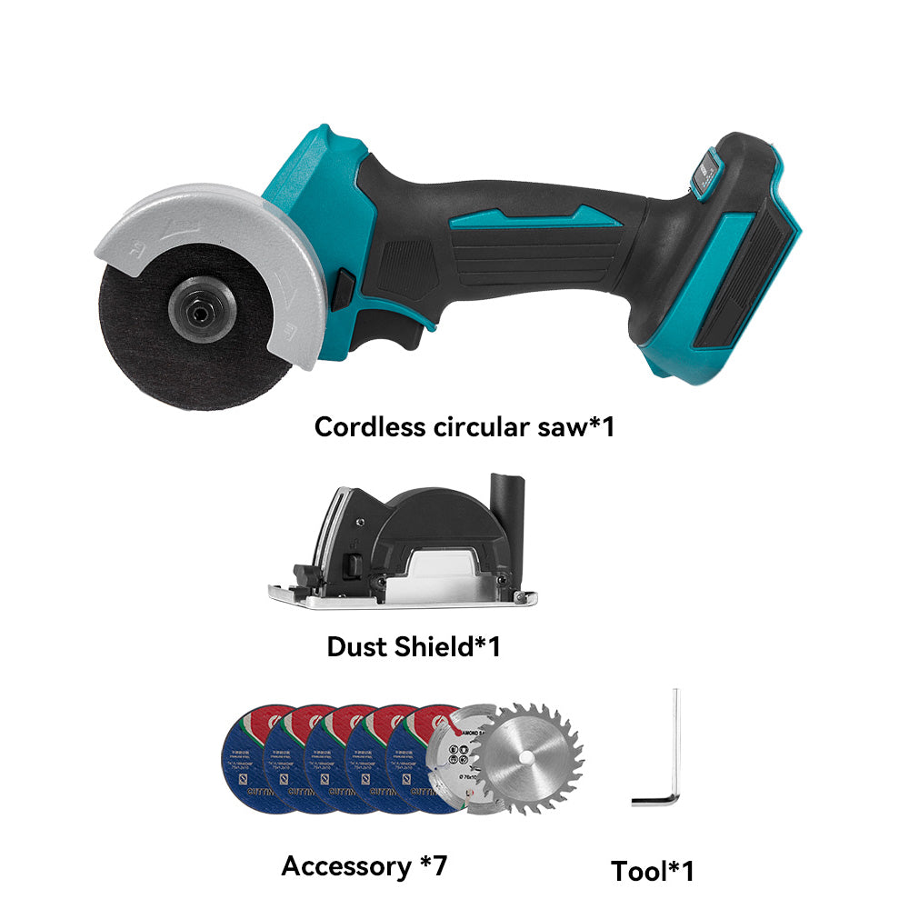 ONEVAN Cordless Tool Set kit 2pz 18V 3.0Ah pialla smerigliatrice