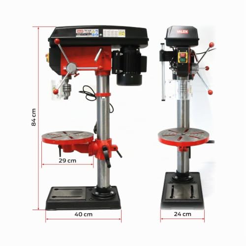 VALEX Macchine Utensili trapano a colonna TR16B 450W mandrino 16mm