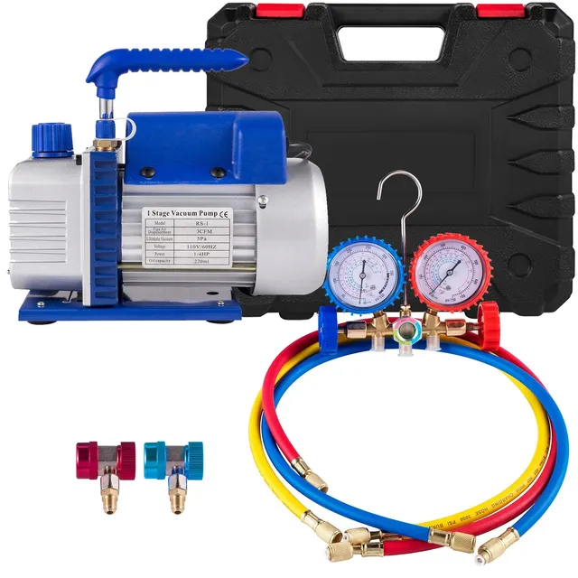 Sihao pompa vuoto 4CFM manometri per HVAC auto