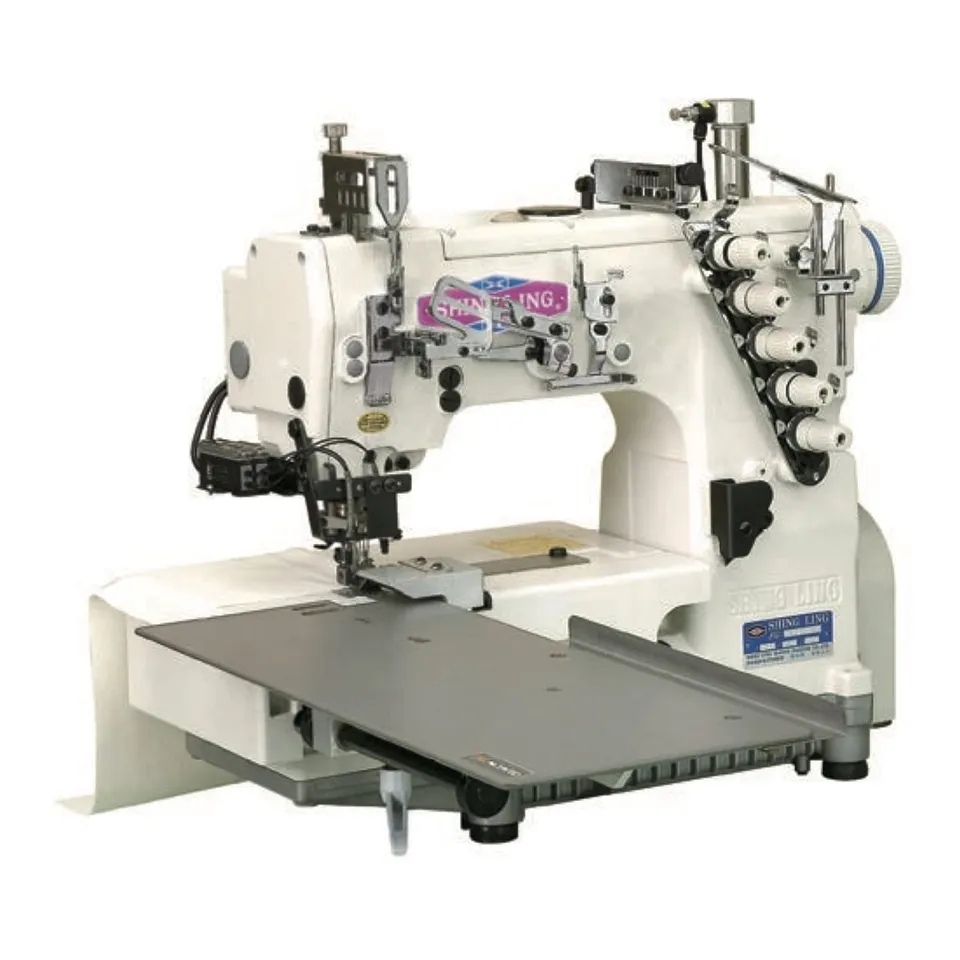 Shing Ling FG-799 FG-798-TF-SAS macchina interlock piana 3 aghi 5 fili
