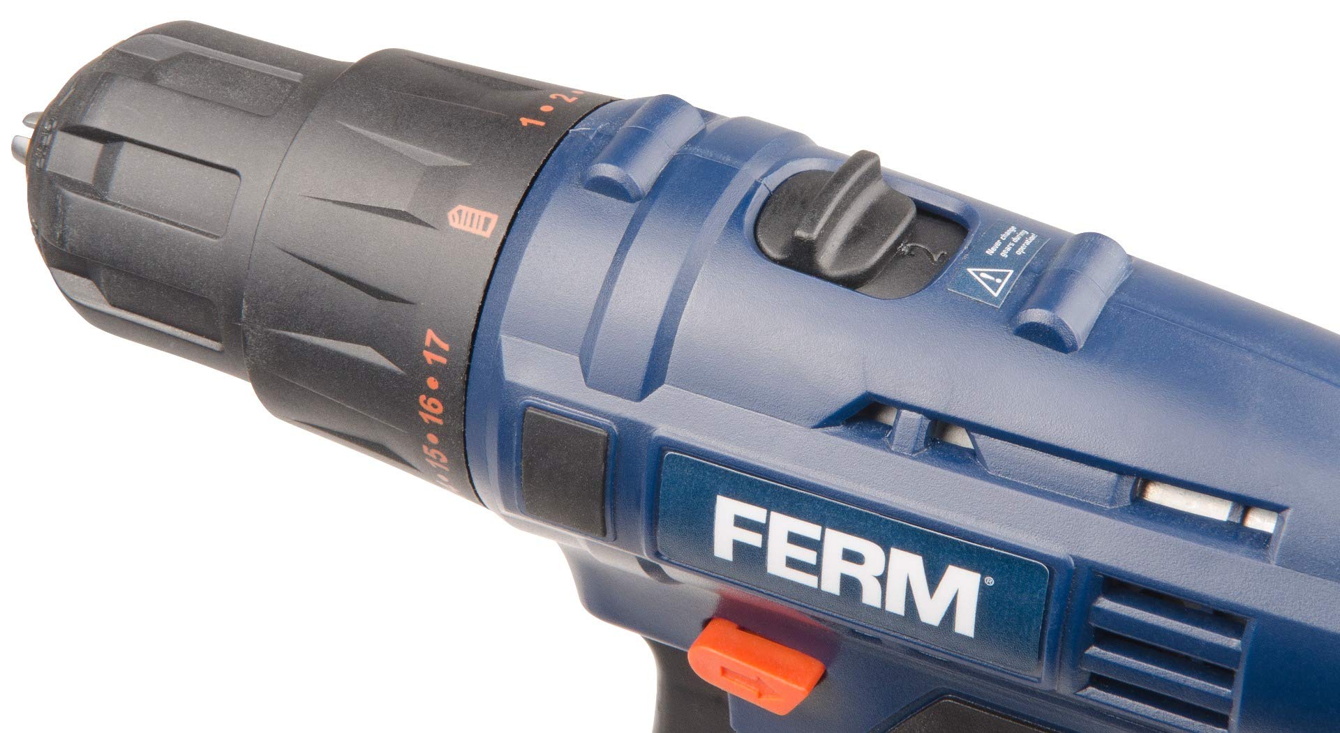 FERM Cordless drills trapano avvitatore 12V 1,5Ah 2 batterie LED