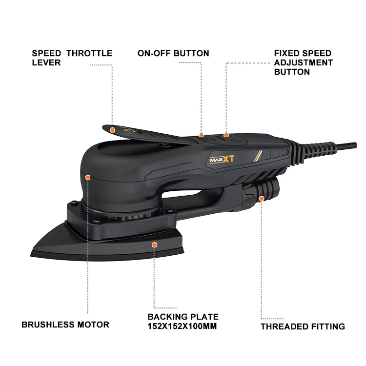 MAXXT MOS350D levigatrice orbitale 400W brushless