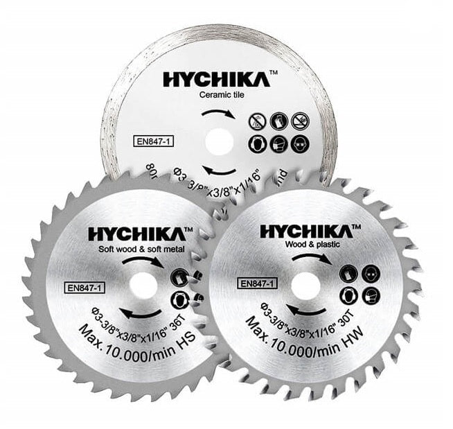 HYCHIKA Lame Sega Circolare 85mm 3 Pezzi per CS-85C