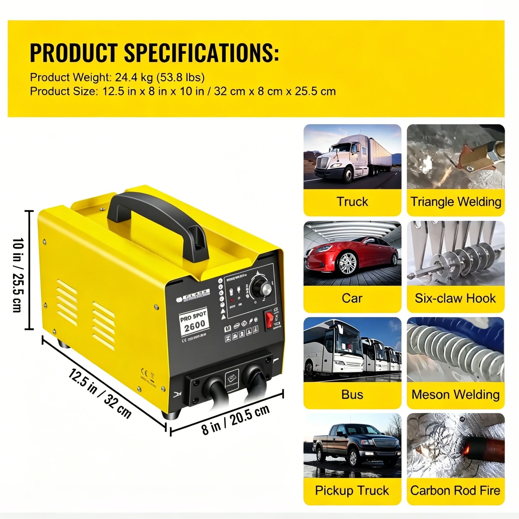 Sihao GYS2700 Spotter tirabolli auto 2700A