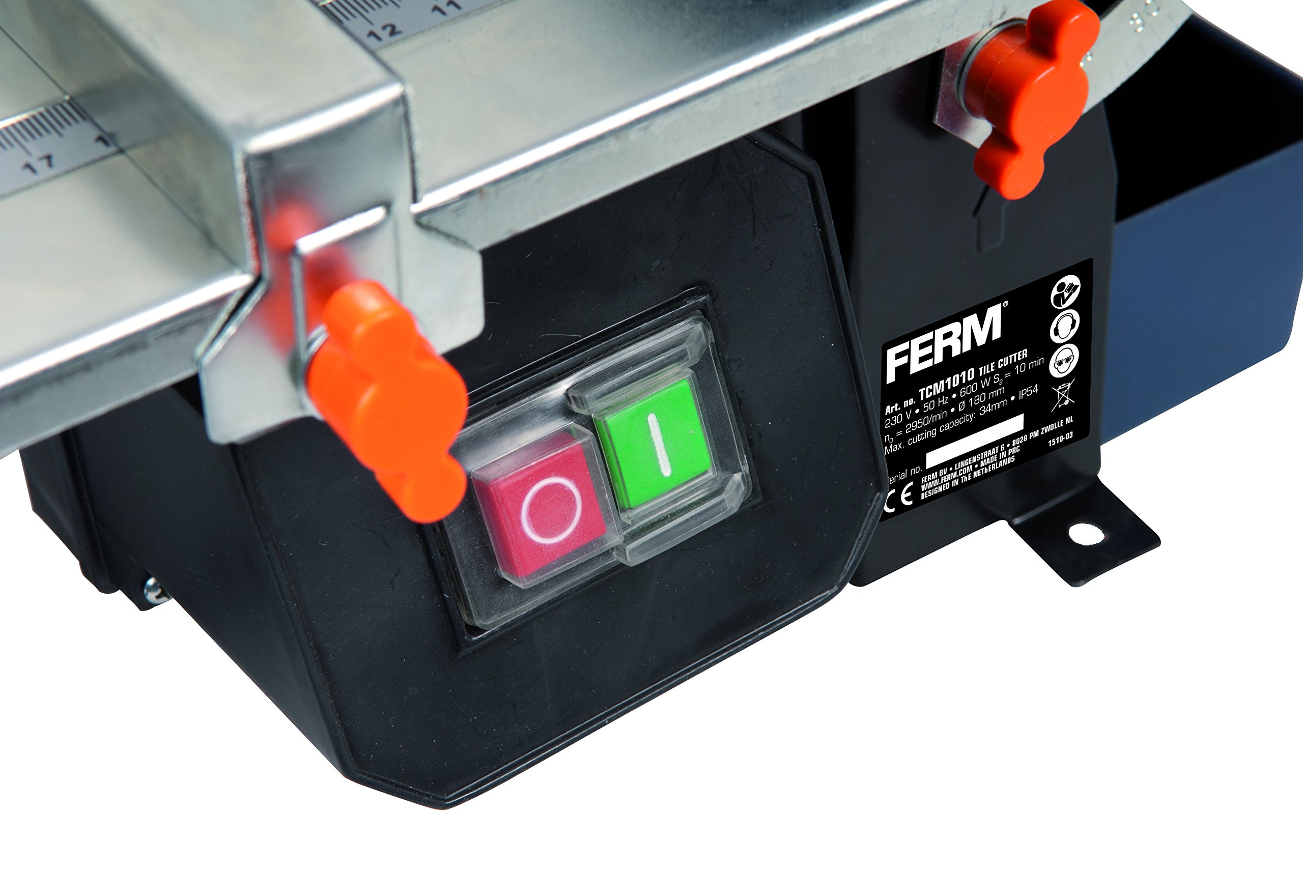 FERM TCM1010 Tagliapiastrelle 600W 180mm ad Acqua