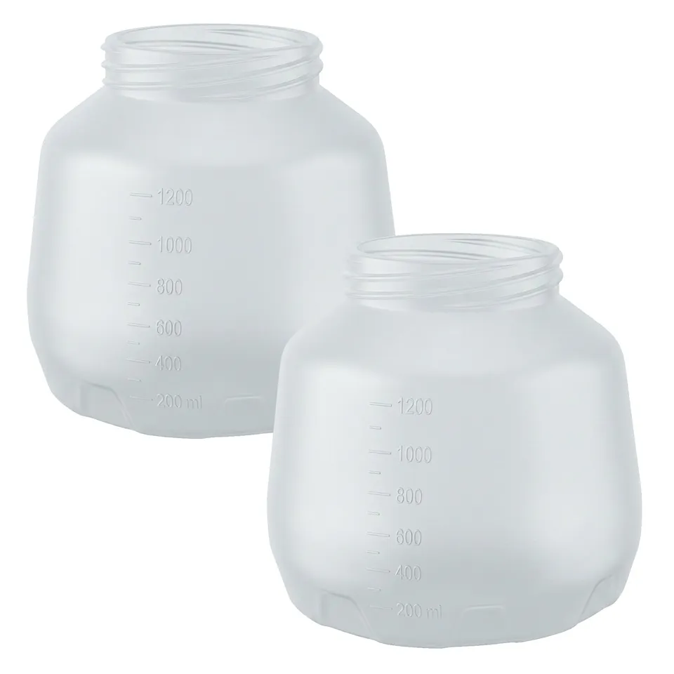 HYCHIKA E011303 Serbatoio Vernice 1200ml 2 Pezzi per 600W