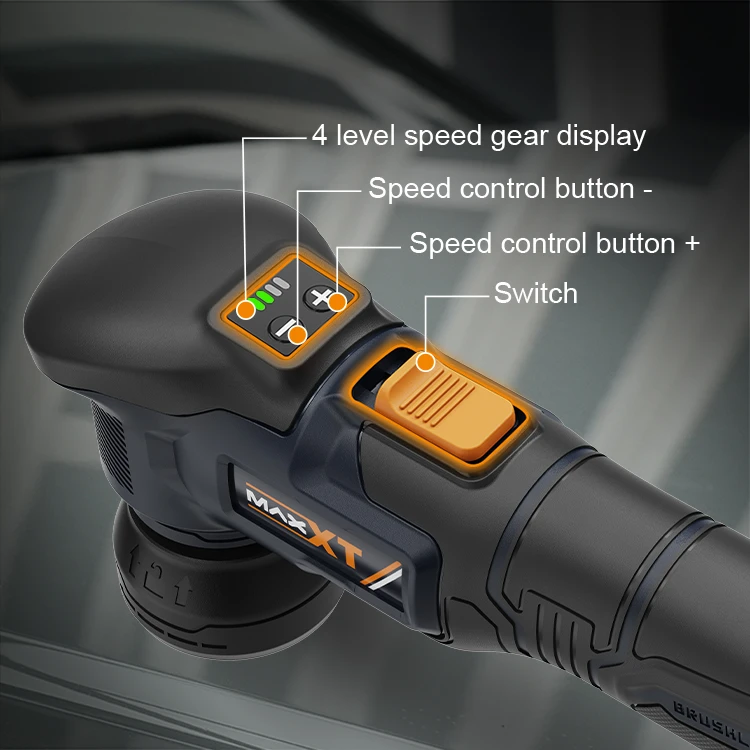 MAXXT MDMP20V Mini Lucidatrice a Batteria 20V 75 mm
