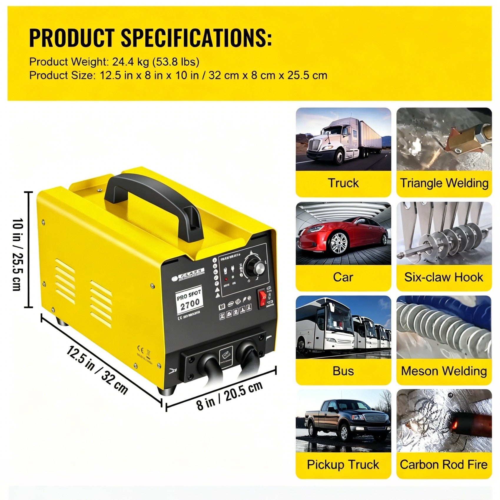 Sihao GYS2700 Spotter tirabolli auto 2700A