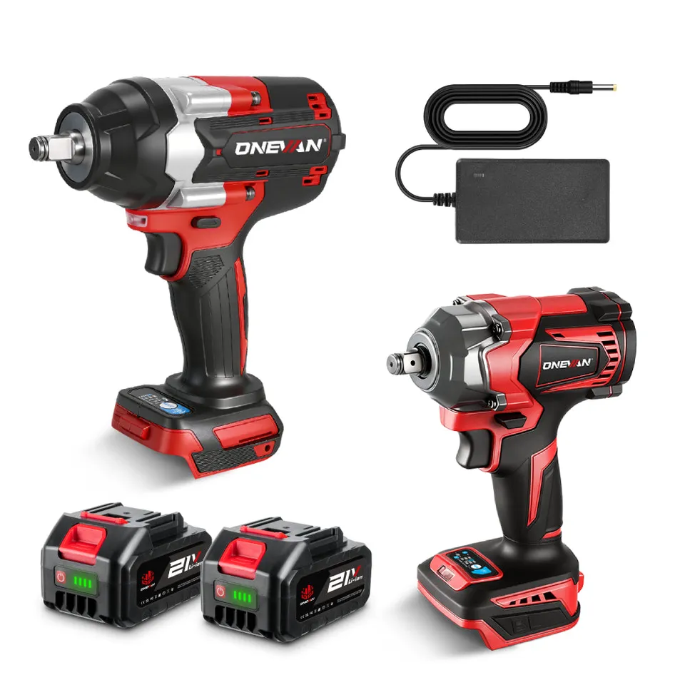 ONEVAN Cordless Tool Set avvitatori 1/2" 1200+1800Nm EU