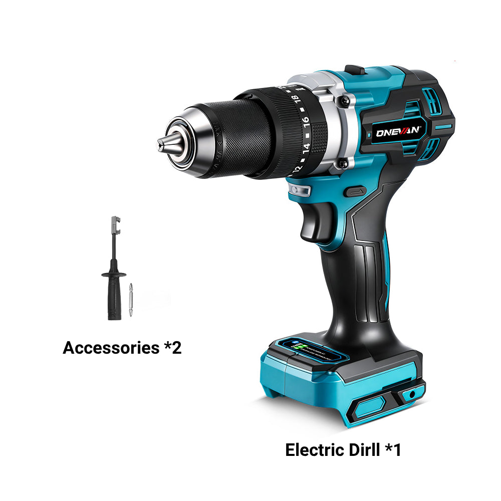ONEVAN Cordless Tool Set Kit 3Pz 1200N·m Smerigliatrice Trapano